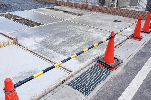 駐車場舗装2台分のイメージ